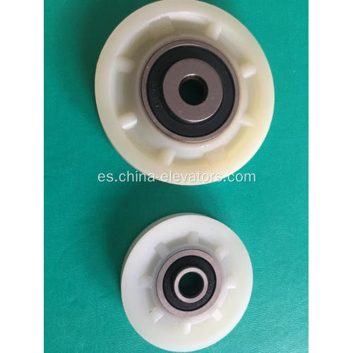 Rodillo de cuerda de alambre para puerta de ascensor Fermator de 64 mm y 47 mm